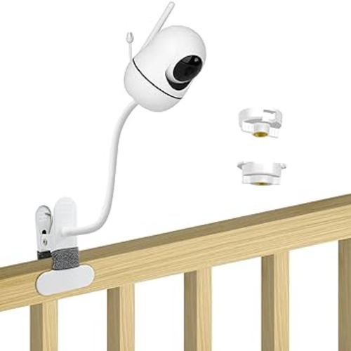 15.7 inches Baby Monitor Mount Compatible with HelloBaby HB6560/HB65/HB6550/ pro/HB66/HB248/HB6240/HB6351/ HB6339/,ANMEATE SM935E Baby Monitor Camera,Flexible Clip Clamp Mount Long Gooseneck Arm : Baby