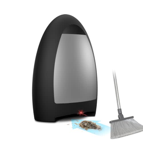 EyeVac Home Touchless Vacuum Automatic Dustpan - Great for Sweeping Pet Hair Food Dirt Kitchen - Ultra Fast & Powerful, No More Bending Down, Bagless, Corded, Automatic Sensor, 1000 Watt (Matte Black)