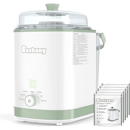 Grownsy EaseClean Bottle Washer Pro | All-in-One Bottle Washer and Sterilizer and Dryer | Baby Bottle Washer for Bottles, Pump Parts & Baby Essentials | Replaces Hand Washing