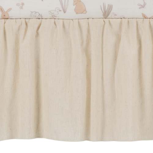 Creamy Ivory Crib Skirt