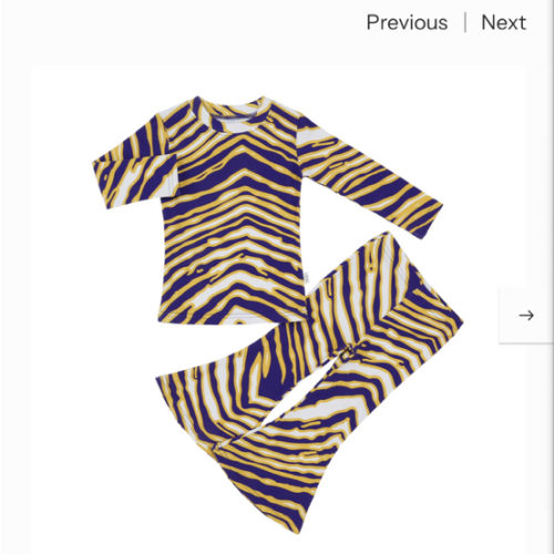 Minnesota Game Day Girlie Ribbed Flare Set