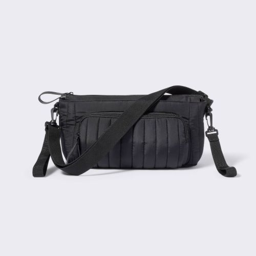 Stroller Organizer with Strap Solid Shoulder Diaper Bag - Black - Cloud Island™
