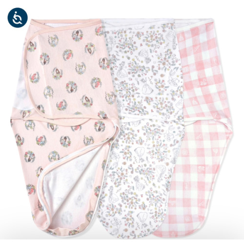 aden + anais Disney Princess Cotton Easy Swaddle 0-3M