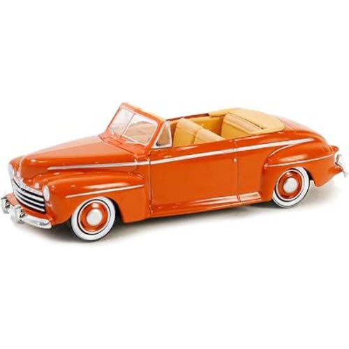 1946 Super Deluxe Convertible Orange Vintage Ad Cars Series 10 die cast Model car by Greenlight 39140A