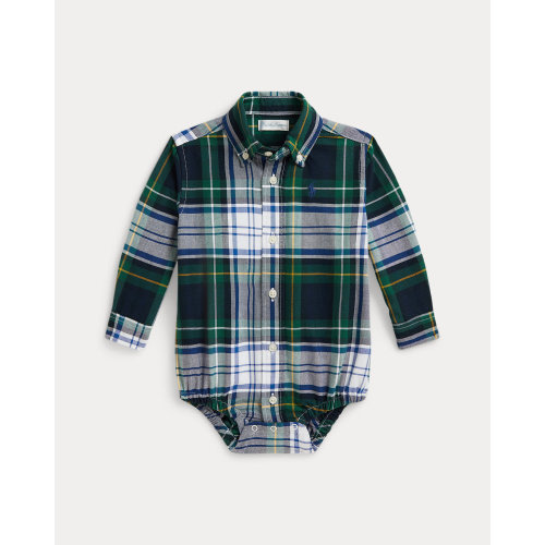 Plaid Cotton Oxford Bodysuit for Baby Boys | Ralph Lauren