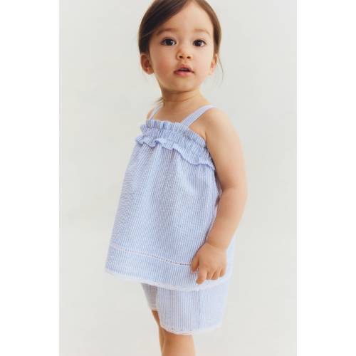 2-PIECE COTTON SEERSUCKER SET