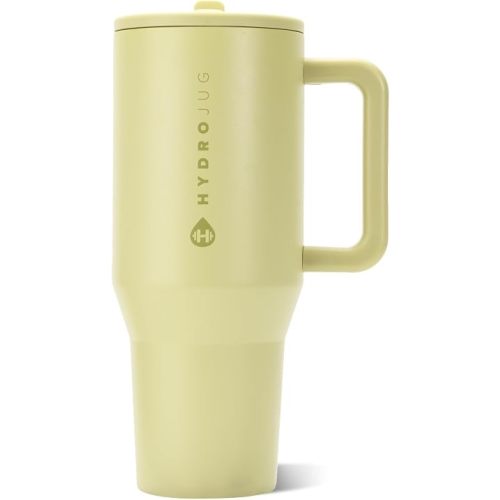HydroJug Traveler 40oz, Insulated Tumbler with Handle & Straw, Olive
