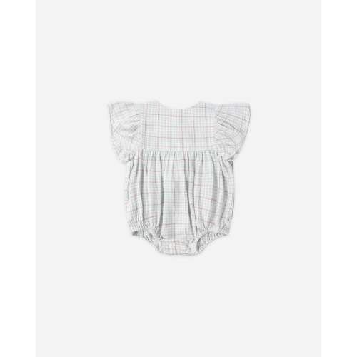 Kalea Romper Light Blue Plaid – Rylee + Cru