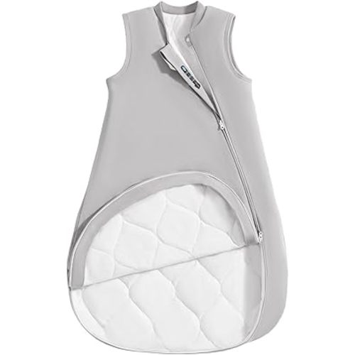 1.0 Tog 2.5 Tog Baby Sleep Sack, 100% Cotton Baby Sleeping Bag 3-24M, 2-Way Zipper Baby Wearable Blanket