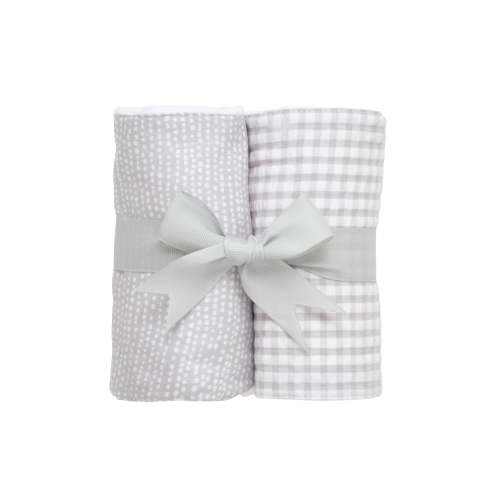 Elephant Set of Two Burps, Gray