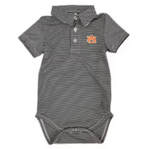 Infant AU Striped Polo Onesie