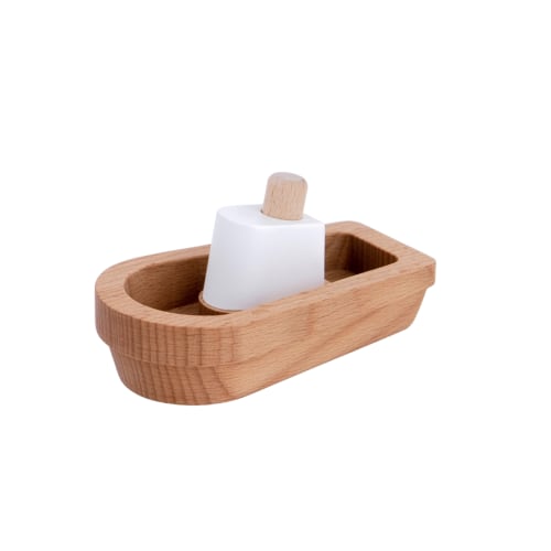 Wooden Fishing Boat Toy