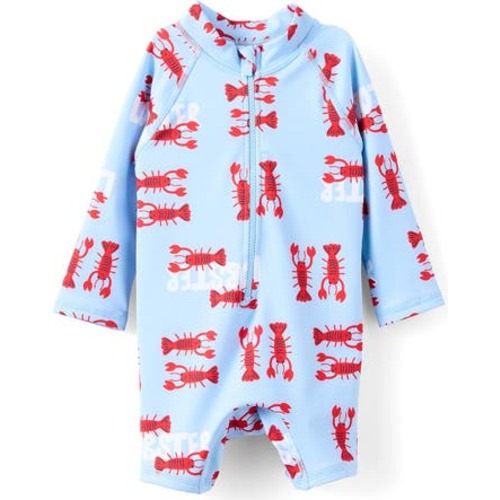 Baby Long Sleeve All In One Swimsuit, 0-3M