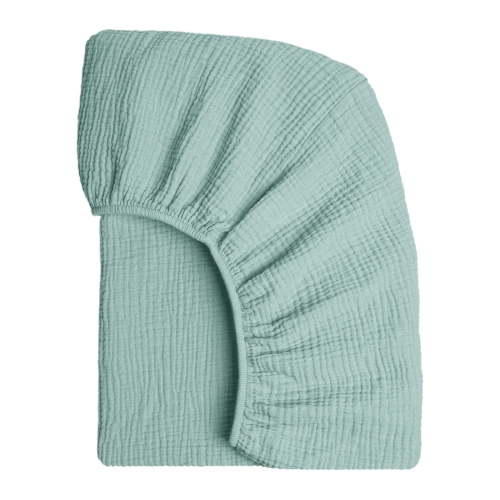 Muslin Fitted Crib Sheets 100% Cotton Baby Crib Sheets for Crib Mattress (16"x 32"), Soft and Breathable for Boys, Girls