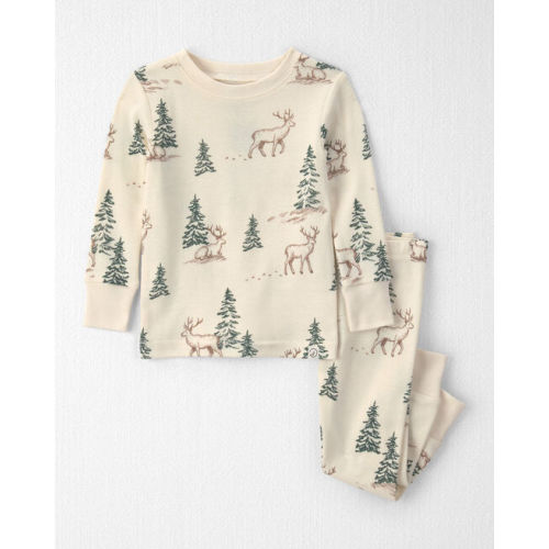 Baby 2-Piece Organic Cotton Pajamas in Reindeer Forest - Little Planet | Carter's