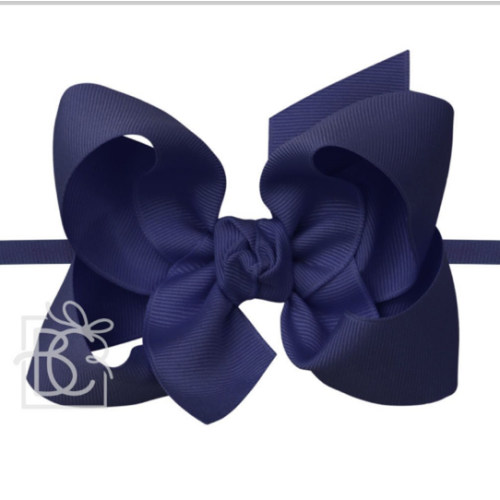 Satin Double Knot Bow on Clip