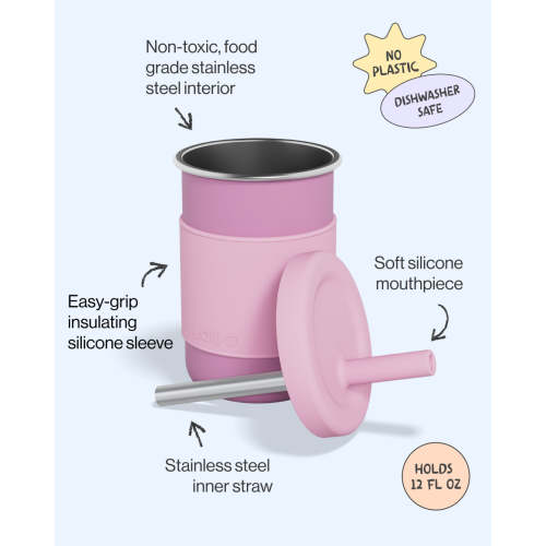 Stainless Toddler Cup  / Bubble Gum
