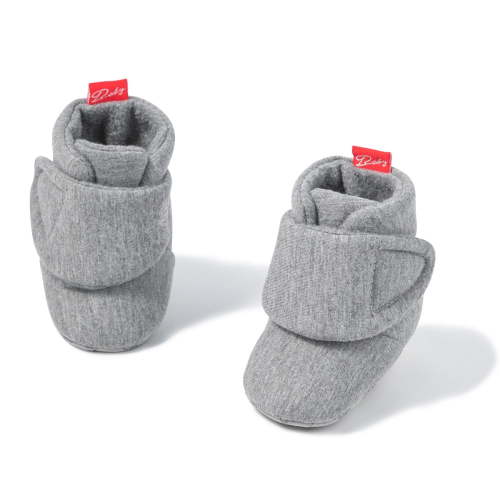 Meckior Baby Girls Boys Cotton Boots Newborn Winter Cozy Fleece Booties Infant Socks Shoes for 3-18 Months