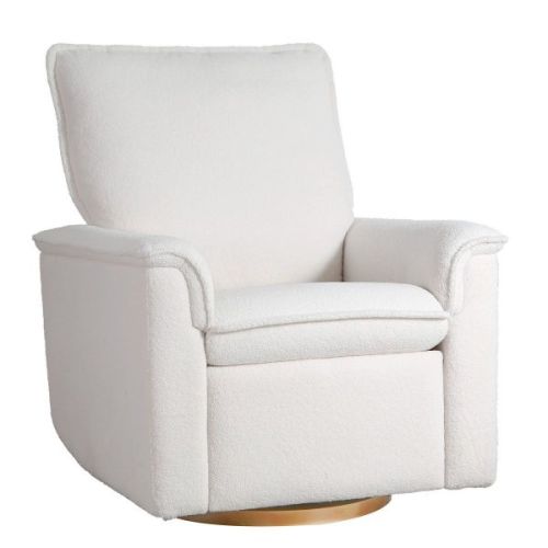 Anza Swivel Glider Power Recliner-Snow | by Appleseed