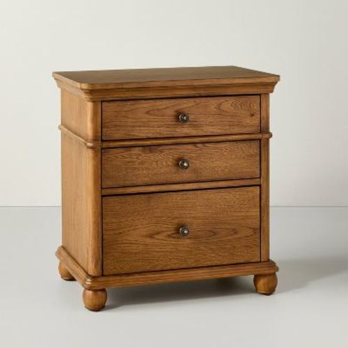 3pc Classic 3 Drawer Wooden Nightstands - Hearth & Hand™ with Magnolia