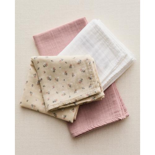 TULIP BABY MUSLIN CLOTHS (SET OF 3)