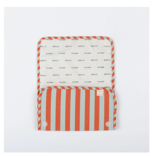 Changing pad - Coral + Aqua · Minicoton