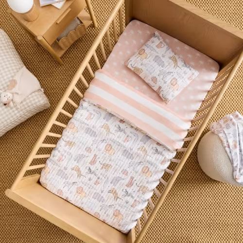 Adairs Kids - Safari Sun Jersey Cot Quilt Cover Set | Adairs