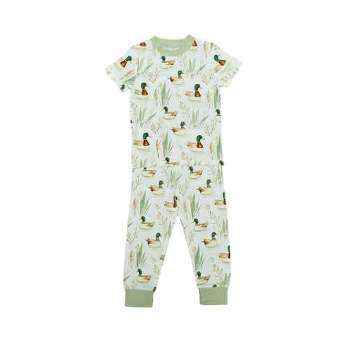 Marsh Mallard Bamboo Romper | Posh Tots Children's Boutique