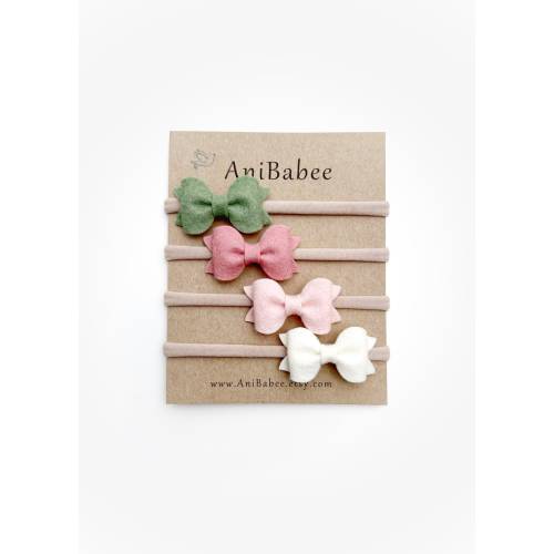 Soft Baby Hair Bow headbands, Newborn