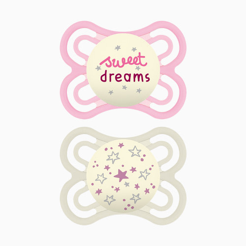 MAM Perfect Night Glow-In-The-Dark Pacifier - Pink