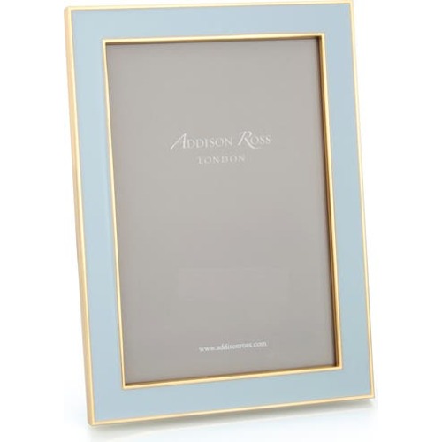 Powder Blue Enamel Picture Frame, 5x7