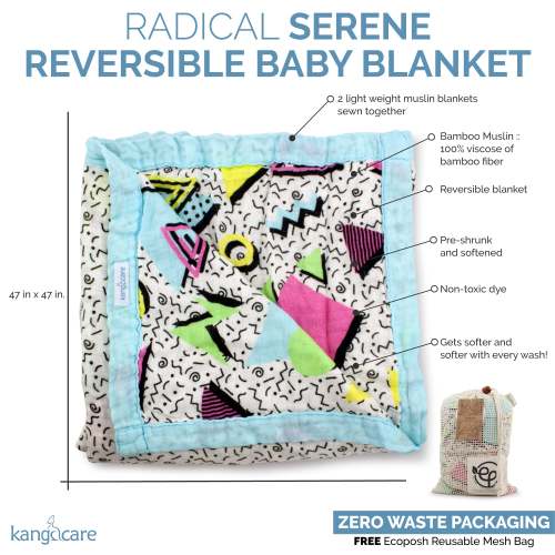 Radical Muslin Blanket (reversible)