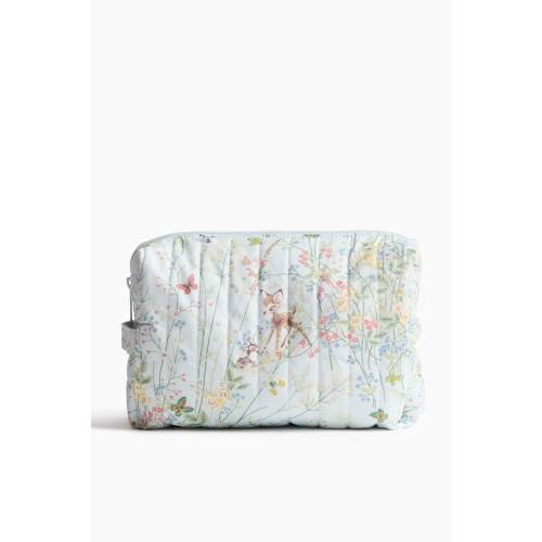 QUILTED COTTON DIAPER BAG