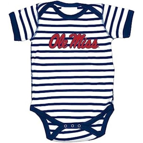 Two Feet Ahead Striped Baby Bodysuit Creeper Baby Boy Clothes for Newborn infants Sizes 0-3M 6M 12M