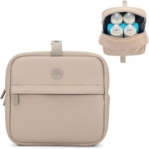 Parker Baby Co. Drift Neoprene Bottle Cooler, Insulated Travel Bag - Llama