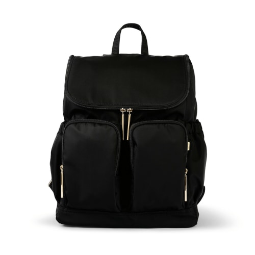 Signature Nappy Backpack - Black Nylon