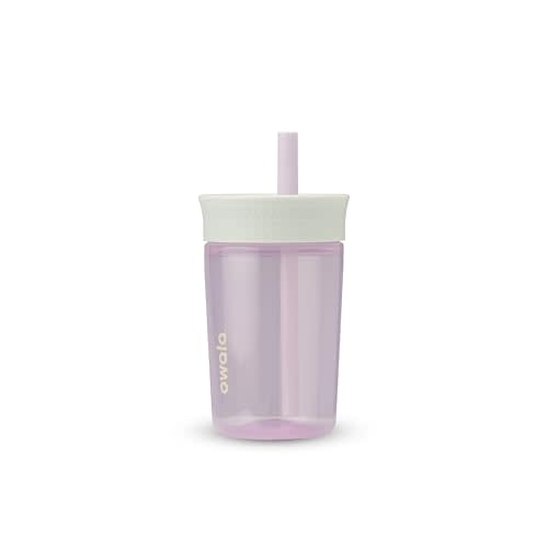 Owala Tumbler Kids Plastic Water Bottle 15 oz Unicorn | Spill-Resistant Lid | Reusable Straw | Cup-Holder Friendly | BPA, Lead, and Phthalate-Free