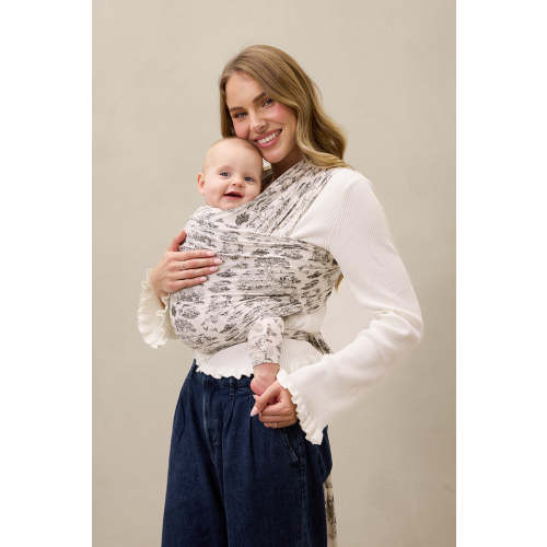 Charcoal Toile Wrap