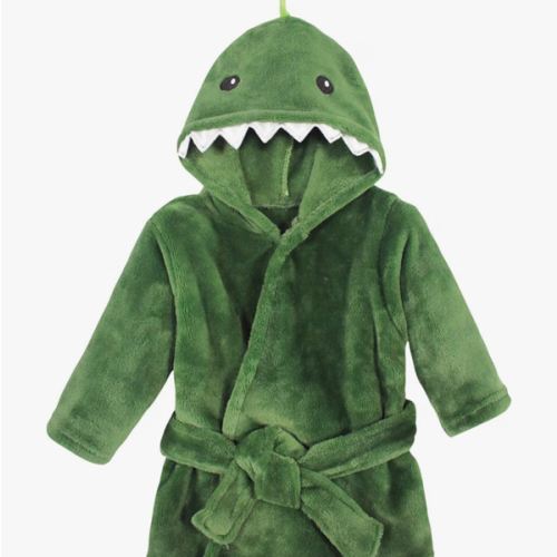 Amazon.com: Hudson Baby Unisex Baby Plush Animal Face Bathrobe, Dinosaur, 0-9 Months : Clothing, Shoes & Jewelry