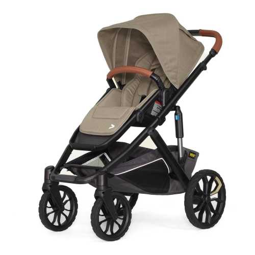 Veer Switch&Roll Luxe Single-to-Double Stroller Bundle with Leather Kit - Brown Mica (One Box)