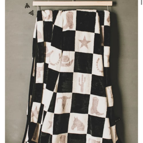 2 FLY CO SQUARE UP SHERIFF BLANKET [BIG] – Shabby Chic West Texas