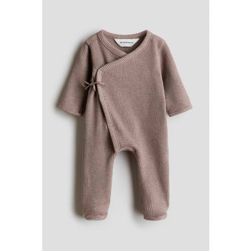 Light Purple Waffled Cotton Jumpsuit