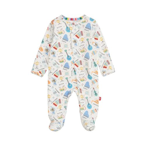 Magnetic Me Girls Modal Magnetic Baby Footie Pajamas | Silky Soft Modal Fabric | Baby Sleepers Available Sizes PRE - 24M
