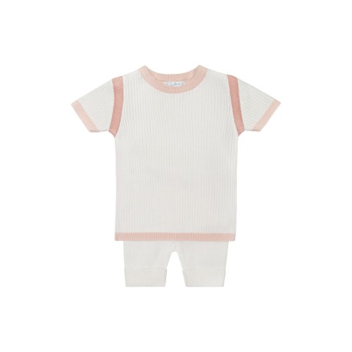 Rib Knit Top & Pants Set