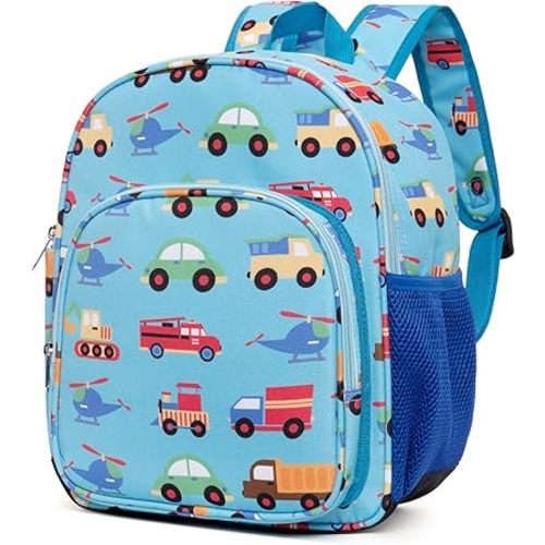 CLUCI Toddler Backpack for Boys Kids Backpacks Preschool Kindergarten Child Bookbag Travel Cute Daycare Bluey Backpack Cars
