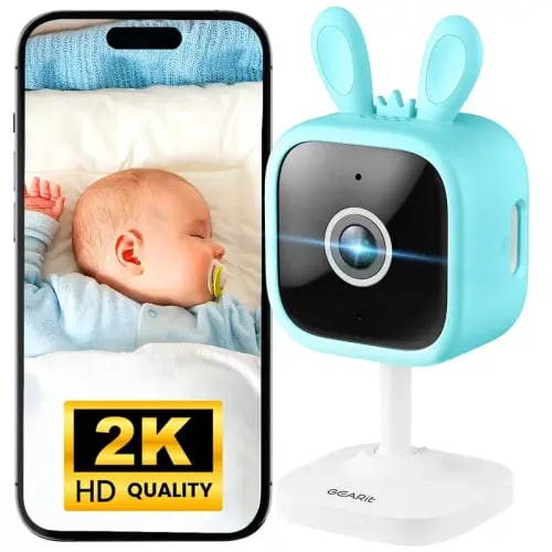 GearIt Wifi Baby Monitor Camera - 2K Video, Night Vision - TikTok Shop