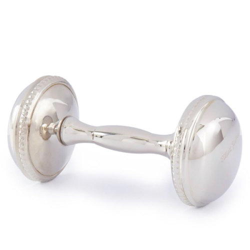 Silver Baby Rattle
