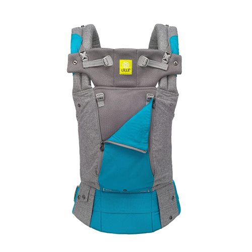 LÍLLÉbaby Complete All Seasons Ergonomic 6-in-1 Baby Carrier Infant to Toddler with Lumbar Support (7-45 Pounds), 360 Degree Baby Wearing & Multi-Position, Inward & Outward Facing (Cool Caribbean)