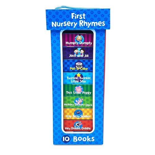 First Nursery Rhymes (Ten Mini-Board Book Tower Set)