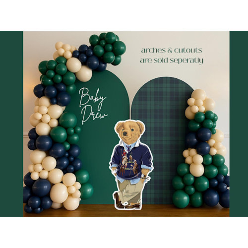 Teddy Bear-Inspired Balloon Garland Kit